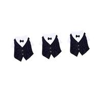 BESPORTBLE 3pcs Decorative Dog Suit for Weddings and Parties Elegant Thin Pet Costume for Large Breeds for Photos and Special Occasions Navy Xxl