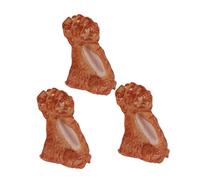 BESPORTBLE 3Pcs Decorative Fake Rib Meat Models Realistic Simulation Cowboy Ribs Food Props for Kitchen Decoration Display and Photography