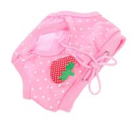 BESPORTBLE 3pcs Diapers for Dogs Doggie Diapers Panties Dot Diapers Adjustable Diapers Dog Diapers Panty Menstrual Underwear Puppy Diapers Dog Physiological Pants Pet Diapers Pink