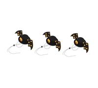 BESPORTBLE 3pcs Dog Cat Halloween Party Hat Bat Headwear Non-irritating One Size Fits Most Pet Cosplay Accessory