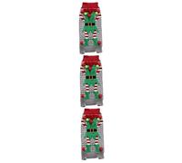 BESPORTBLE 3pcs Dog Christmas Clothes Pet Sweater Winter Dog Coat Clown Holiday Sweater Small and Large Clothing