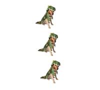BESPORTBLE 3pcs Dog Suit Crocodile Pattern Warm Pet Outfit Medium Size Perfect for Parties Photo Sessions