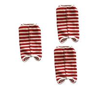 BESPORTBLE 3pcs Dog Suit for Comfort and Design Pet Wear for Abdominal Injuries Suitable for Male and Female Dogs Stripes