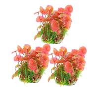BESPORTBLE 3pcs Fake Aquarium Plants Lifelike Water Grass Decor Tropical Fish Tank Decoration Small Fish Tank Aquatic Plants