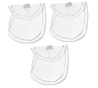 BESPORTBLE 3pcs Fashionable Pet Wedding Veil for Dogs and Cats Lightweight Flower Decoration Hairpin Charming Accessory for Pet Weddings Easy to Wear and Remove for Special Occasions