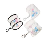 BESPORTBLE 3pcs Figures and Dolls Storage Bag Travel Case Organizer Zipper Display Bag for Action Figures for Go Use