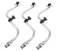 BESPORTBLE 3pcs Foldable Bicycle Umbrella Holder Clamp for Bike Retractable Umbrella Mount Holder for Outdoor Riding and Sun Shade Protection