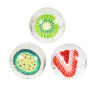 BESPORTBLE 3Pcs Fruity Pattern Jumping Bouncy for with Strong Resilience and Hand-foot Coordination Development Random Styles Gift for Birthday and Festivals