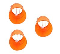 BESPORTBLE 3pcs Funny Cat Tunnel Toy Foldable Pet Tube for Indoor Cats Plaything Hanging Ball for Kittens and Pets Orange