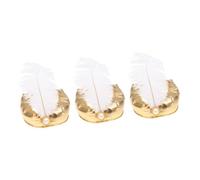 BESPORTBLE 3pcs Golden Indian Prince Kings Hat for Boys Comfortable Durable Arab Headwear Headdress for Halloween Cosplay Party Role Play and Festival Dress Up