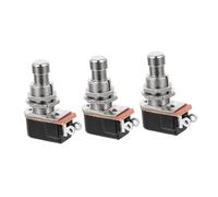 BESPORTBLE 3Pcs Guitar Footswitch Switch Controller Alloy Pedal Playing Accessories, Lightweight Latching Stomp for Music Instrument Parts