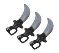 BESPORTBLE 3pcs Halloween Pirate Sword Props Inflatable Pirate Swords for Boys and Girls Party Games