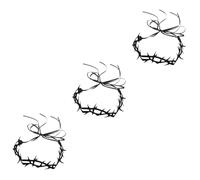 BESPORTBLE 3pcs Halloween Thorn Choker Necklace Gothic Style Witch Pendant for Women Elegant Masquerade Jewelry for Halloween Costume and Role Play Parties