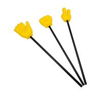 BESPORTBLE 3Pcs Hand Pointer Fun Foam Finger Props for Classroom Party Games Engaging Teaching Tool for Adults Unique Scissor Game Accessories Yellow Scissors Fist Hand