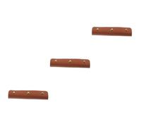 BESPORTBLE 3pcs Handle Bento Bag Suitcases Luggage Wrap Carry Bags for Airplanes Suitcase Strap Baggage Suitcase Tags Hanger Travel Bags Straps Padlock Chain Belt Leather Brown