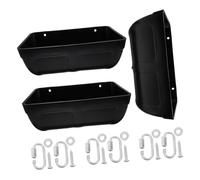 BESPORTBLE 3pcs Hanging Fence Poultry Food Trough Feed Container with Spillproof Design for Chicken Duck Goose Goat Sheep Livestock Large Capacity Easy to Install and Clean