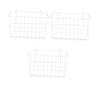 BESPORTBLE 3pcs Hay Feeder Rack Capacity Hollow Cast Iron Basket for Guinea Pigs Chinchillas and Animals Easy to Clean and Store Space-saving Design