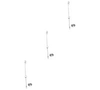 BESPORTBLE 3pcs Heavy Duty Hanging Chicken Feeder Stainless Steel Poultry Feeder Lid with Waterer Veggies Skewer