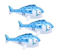 BESPORTBLE 3pcs Inflatable Fish for Portable Fish-shaped Pool Inflatables for Water Play and Lightweight Ocean-themed Party Decorations and Fishing Birthday Supplies