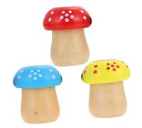 BESPORTBLE 3pcs Kaleidoscope Educational Mushroom Shape Cognitive Observation Playthings for Boys Early Learning Interactive Gift Random Color