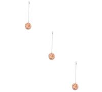 BESPORTBLE 3pcs Kitten Cat Rattle Toys Wooden Balls Hamster Bell Fun Pounce Toys for Pet Playtime