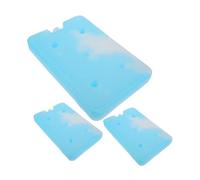 BESPORTBLE 3pcs Large Ice Packs for Coolers Reusable Freezer Cooling Blocks with Crystal Ice Technology for Outdoor Camping Picnics Market Stalls Leakproof Food Drink Freshness