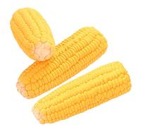 BESPORTBLE 3pcs Latex Corn Shape Dog Chew Toy for Teeth Cleaning Squeaky Fun Puppy Plaything Molar Toy Great for Reducing Loneliness and Promoting Healthy Habits