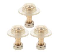 BESPORTBLE 3pcs Life Jacket Valve Core Replacement - Iron Copper Valve Cores For Inflatable Buoy Safety Gear - Tight Seal Spare Parts Easy Install For Emergency Life Vest Inflation Accessory