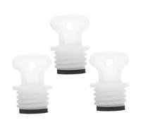 BESPORTBLE 3pcs Medium 21mm Hot Water Bottle Stopper Rubber Caps Replacement Seal Plugs for Warm Water Bags Leakproof Hot and Cold Bottle Bung Accessories