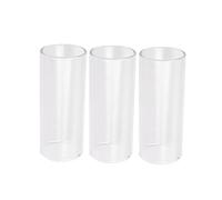 BESPORTBLE 3PCS Medium Bottleneck Glass Guitar Slide Smooth Gliding Surface Annealed Bottleneck Slides for Acoustic and Electric Guitar Players