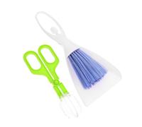 BESPORTBLE 3pcs Mini Dustpan and Broom Set for Small Animals Portable Hand Brush and Dustpan Durable Reptile Cleaner for Hamsters Guinea Pigs Chinchillas and Hedgehogs