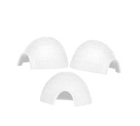 BESPORTBLE 3pcs Miniature Ice House Figurines Educational Arctic Models for Dollhouse Micro Landscape Decor Interactive Cognitive Playset for Versatile Environmental Learning Ornaments