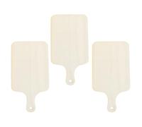 BESPORTBLE 3pcs Multi-Function Pizza Board and Cutting Boards Set Made of Synthetic Material with Ready to Be Written Surface and Drillable Feature, for DIY Kitchen Use in Khaki