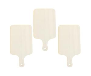 BESPORTBLE 3pcs Multi-Function Pizza Board and Cutting Boards Set Made of Synthetic Material with Ready to Be Written Surface and Drillable Feature, for DIY Kitchen Use in Khaki