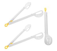 BESPORTBLE 3pcs Multifunctional Handheld Egg Whisk and Food Clip Ergonomic Nonstick Kitchen Tool for Gentle Egg Turning Pancake Beating Salad Mixing and Baking Household Cooking Gadget