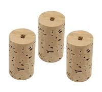 BESPORTBLE 3Pcs Natural Cork Flute Cork Plugs Lightweight Flute Repair Accessories for Wind Instrument Maintenance and Protection in Khaki
