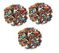 BESPORTBLE 3pcs Natural Crystal Quartz Agate Tiger's Eye Aventurine Rocks for Home Decor