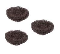BESPORTBLE 3pcs Natural Rattan Knitted Parrot Bed Warm Sleeping Nest for Birds Cage Accessory for Parakeets and More