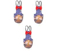 BESPORTBLE 3pcs Parrot Diaper Suit Chinese Style Bird Clothes for Parrots Lightweight and Reusable Comfortable Travel for Outdoor Adventures
