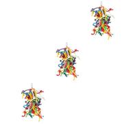 BESPORTBLE 3pcs Parrot Toys Perch Senegal Parrot Rope Net Chewing Toy for Boys and Girls