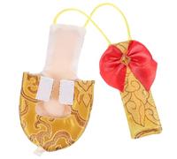BESPORTBLE 3pcs Pet Bird Diaper Suit for Parrots Lightweight Flying Clothes Bowknot Decor Easy to Clean and Comfortable for Cockatiels Parakeets Yellow Patterned Design