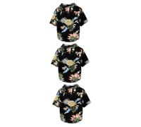 BESPORTBLE 3pcs Pet Blouse Dog Hawaiian Style Shirt Small Dog Dresses Fashion Outfit Breathable Summer Coat (size Xs)