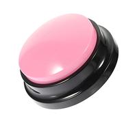 BESPORTBLE 3pcs Pet Button Party Games Tools Dog Training Buzzer Interesting Dog Button Dog Answer Buzzers Toy Puppy Small Breed Puppy Toys Digital Voice Recorders Answer Button Plastic Pink