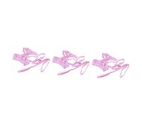 BESPORTBLE 3pcs Pet Chest Strap Lightweight Dog Harness Gentleman Style Dog Harness Dog Chest Strap Small Dog Straps Adjustable Dog Harness Small Dog Carrier Sling Pet Dog Harness Pink