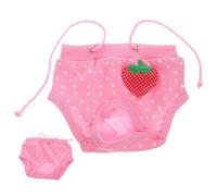 BESPORTBLE 3pcs Pet Diaper Pants for Male Dogs Washable Strawberry Comfortable for and Estrus