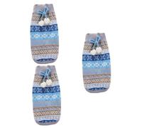 BESPORTBLE 3pcs Pet Dog Clothes Pet Sweater Dog Winter Clothes Christmas Cat Sweater for Cats Cute Dog Clothes Pet Winter Costume Pet Supplies Christmas Pet Apparel Pet New Year Blue