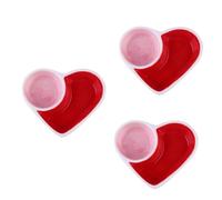 BESPORTBLE 3pcs Pet Feeding Bowl for Pets Cute Cartoon Design Easy to Clean Dual Purpose Food Basin for Cats and Hamsters for Snacks and Meals