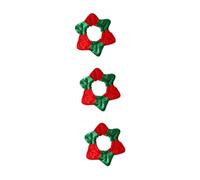BESPORTBLE 3pcs Pet Neck Circle Dog Christmas Costume Dog Bow Tie Christmas Bows Small Outfit