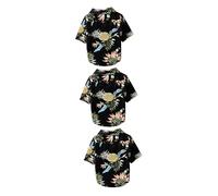 BESPORTBLE 3pcs Pet Shirt Adorable Dog Blouse Breathable Coat for Puppies Navy Color for Everyday Wear and Photos