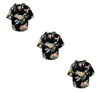 BESPORTBLE 3pcs Pet Shirt for Dogs Breathable Blouse Navy Xs for Everyday Wear Charming Design Keeps and Stylish